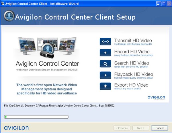 Avigilon software ACC