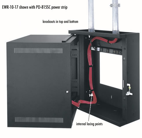 Middle Atlantic wall mounting rack