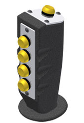 Cyber-Tech joystick handle BRUT-880-RB
