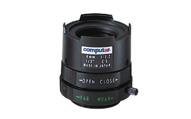 Computar manual iris lens T0412FICS